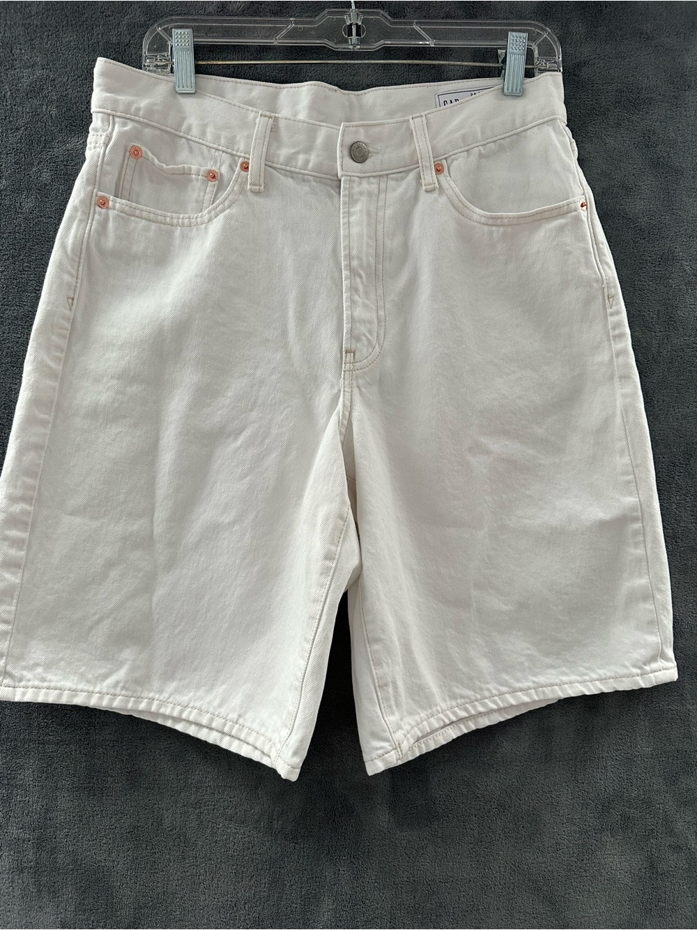 Women’s GAP Cream High-Rise Denim Shorts